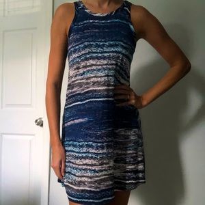 Silky Printed Mini Dress